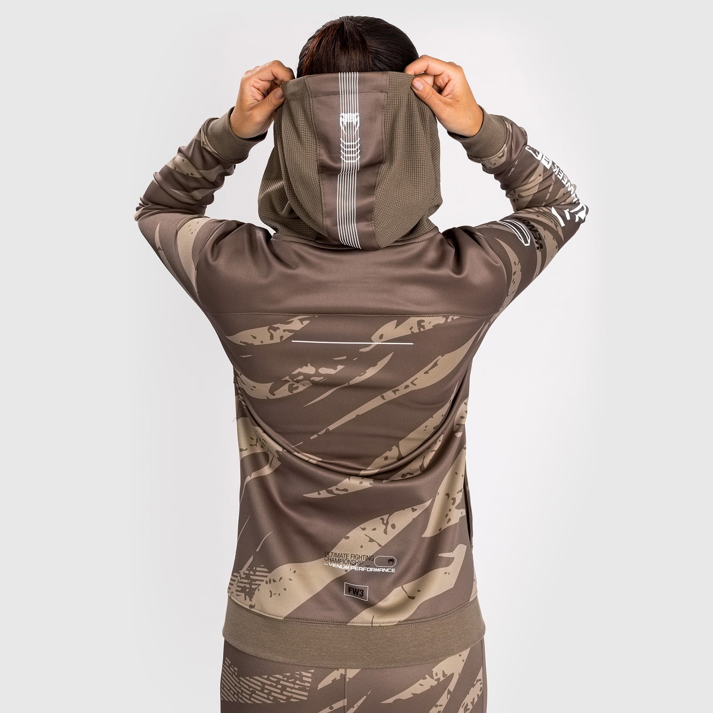 Veste À Capuche Zippé pour Femmes UFC Adrenaline by Venum Fight Week - Desert Camo - product-type_Sweatshirts