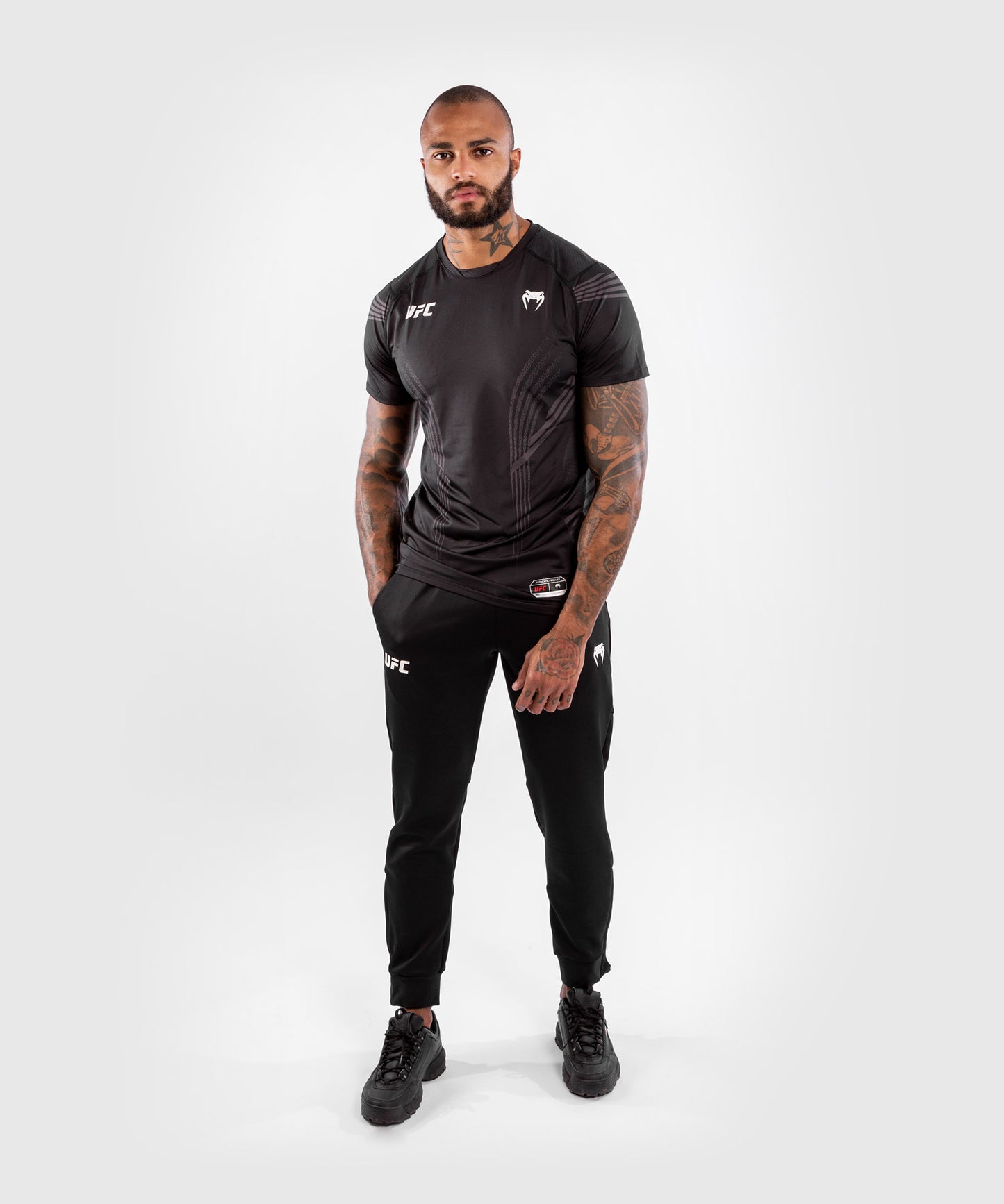 T-shirt Technique Homme Personnalisé UFC Venum Authentic Fight Night - Noir - product-type_T-Shirts Dry Tech