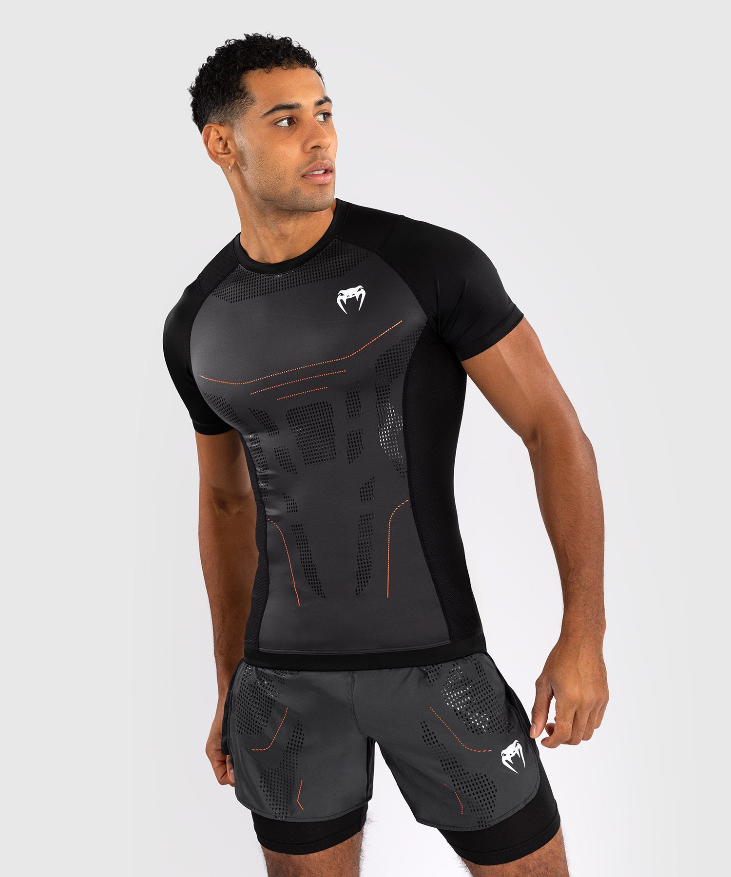 Rashguard Manches Courtes Venum Technical 3.0 - Graphite - product-type_T-Shirts de Compression