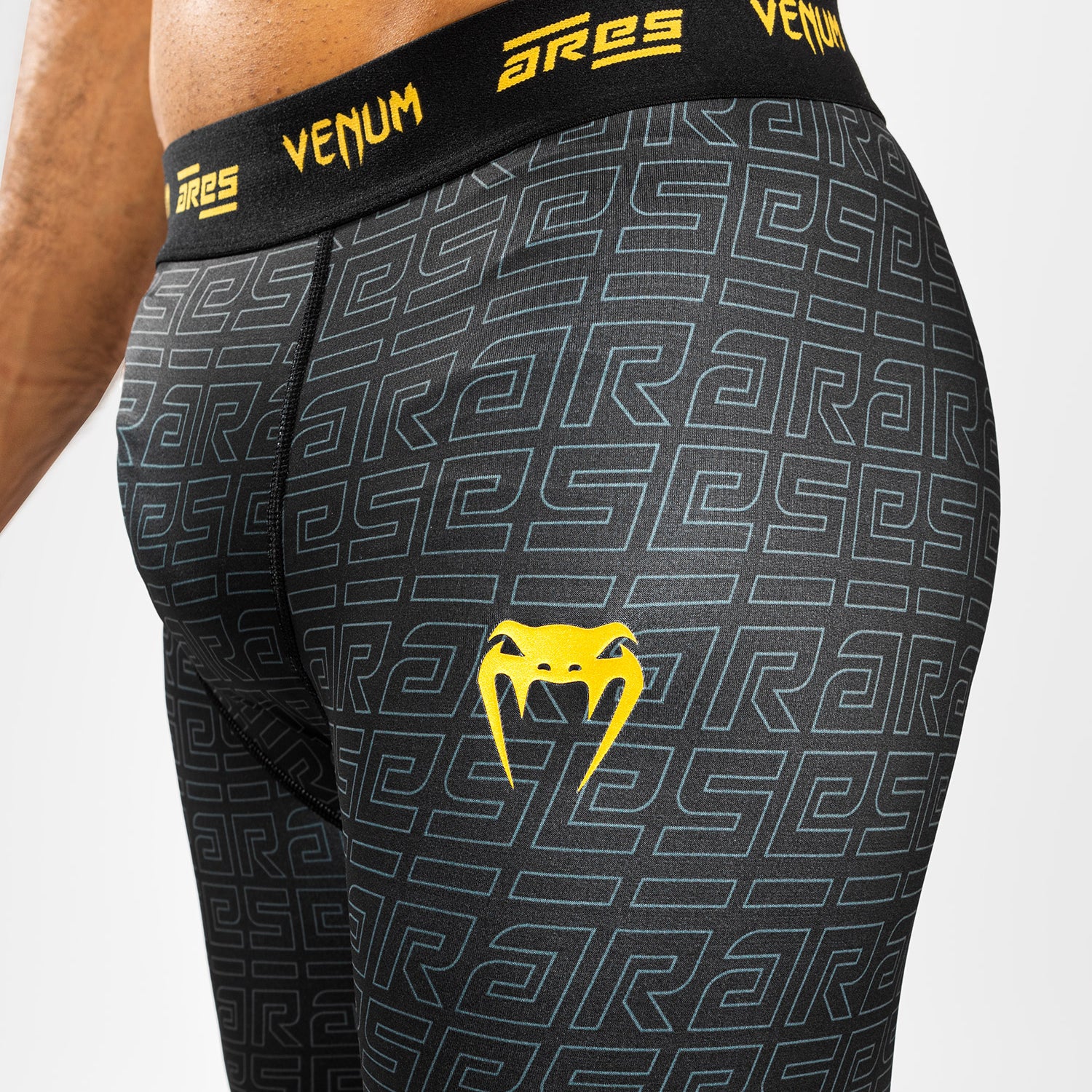 Short de Compression pour Hommes Venum x Ares - Noir/Or - product-type_Shorts de compression