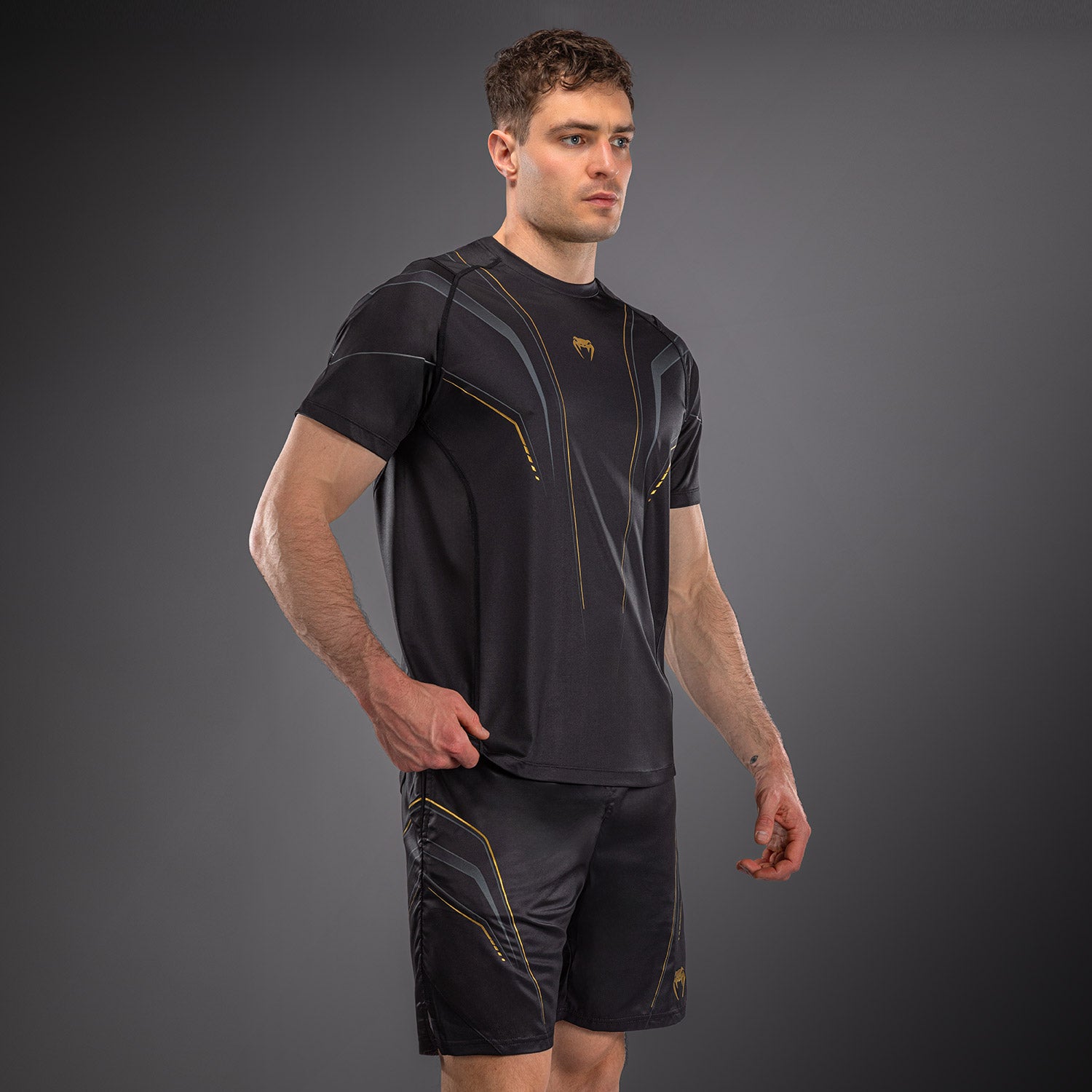 T-shirt Dry Tech Venum Streamline – Noir/Or - product-type_T-Shirts Dry Tech