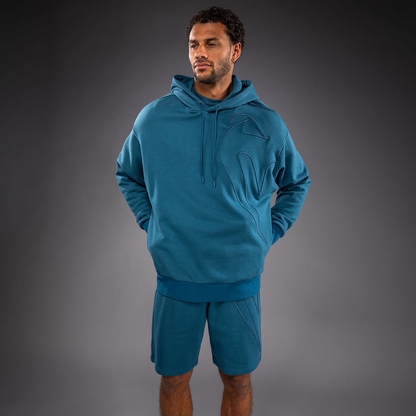 Sweat à Capuche Venum Giant 3D - Bleu Océan