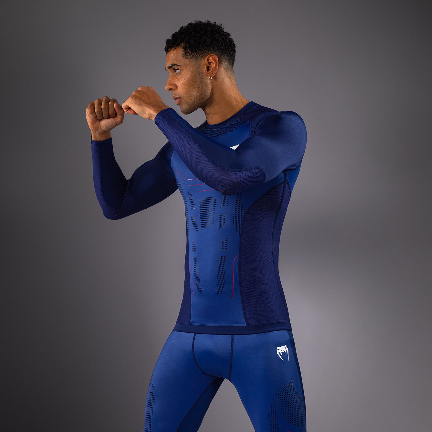 Rashguard Venum Technical 3.0 - Bleu Nuit - product-type_T-Shirts de Compression