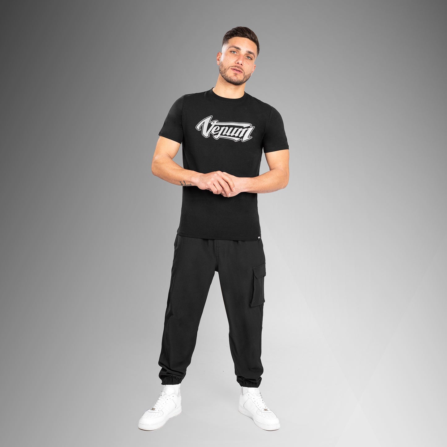 T-shirt Venum Absolute 2.0 - Coupe ajustée - Noir/Argent - product-type_T-Shirts