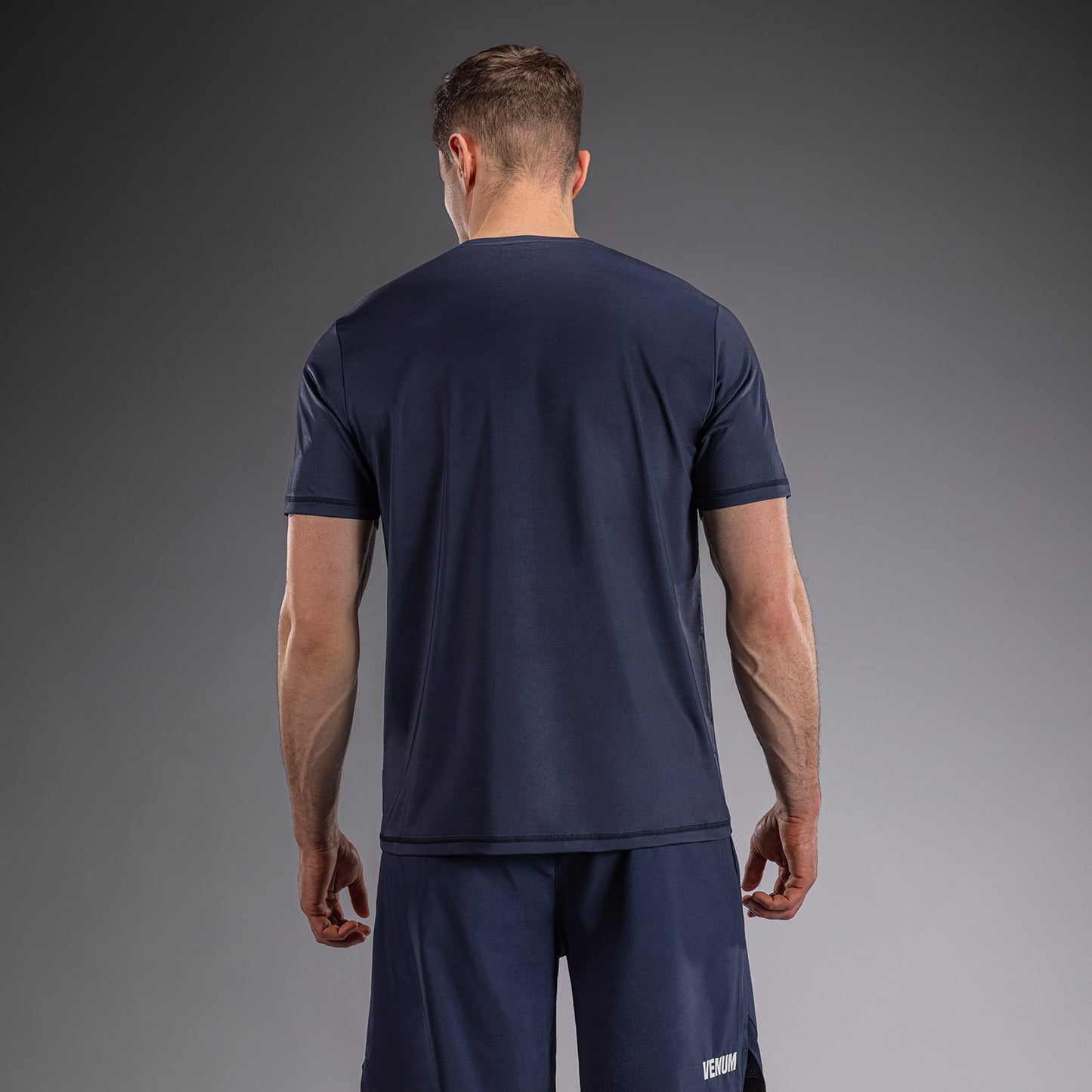 T-shirt Dry Tech Venum Classic - Bleu marine/Blanc