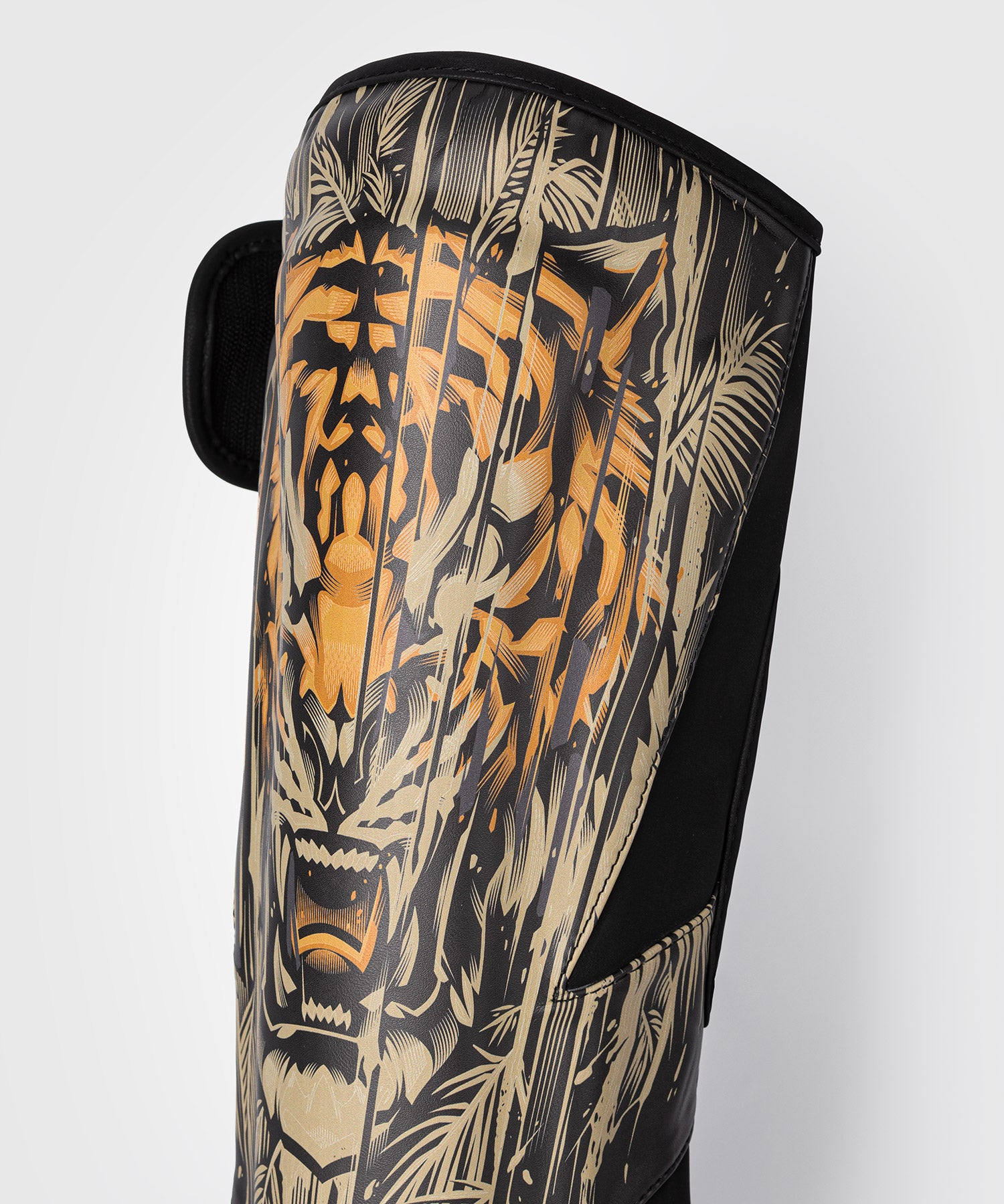Protège-Tibias Venum Tiger pour Hommes - Noir/Orange Néon - product-type_Protège-tibias