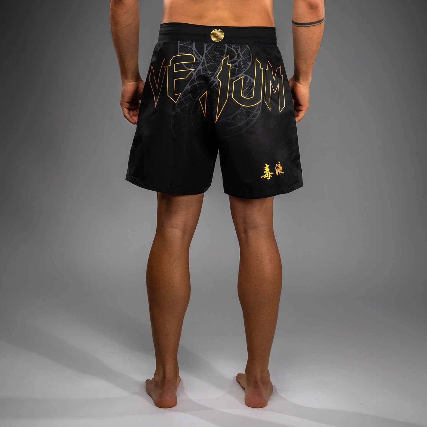 Short de Combat Venum Serpenti – Noir/Argent/Or - product-type_Shorts de MMA