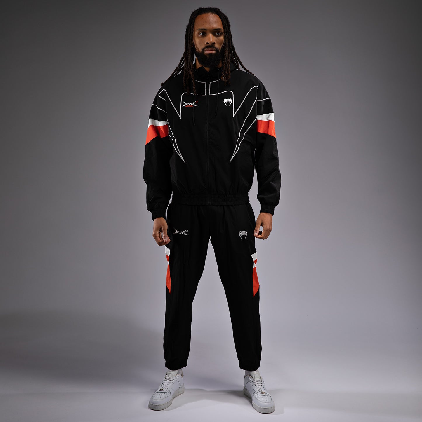 Veste de survêtement Venum x DTR Fight Attack 90 - Noir/Orange - product-type_Vestes