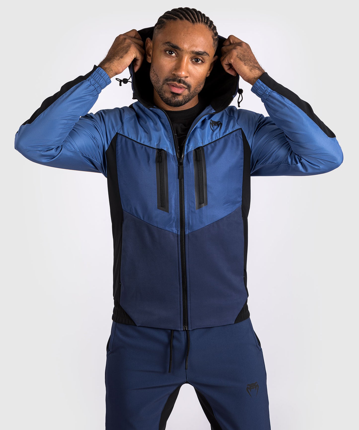 Veste de survêtement Venum Laser 3.0 - Noir/Bleu - product-type_Vestes