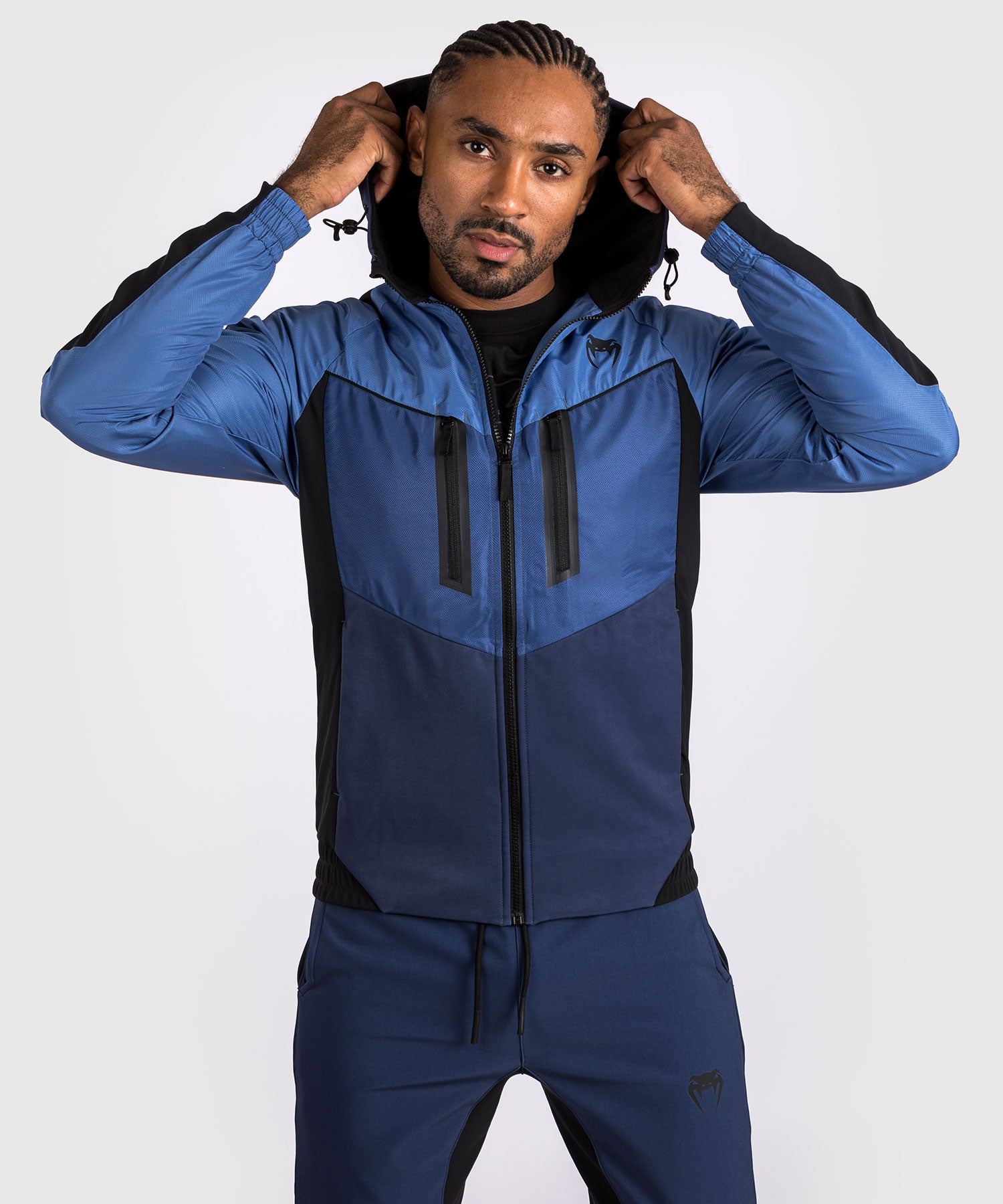 Veste de survêtement Venum Laser 3.0 - Noir/Bleu - product-type_Vestes