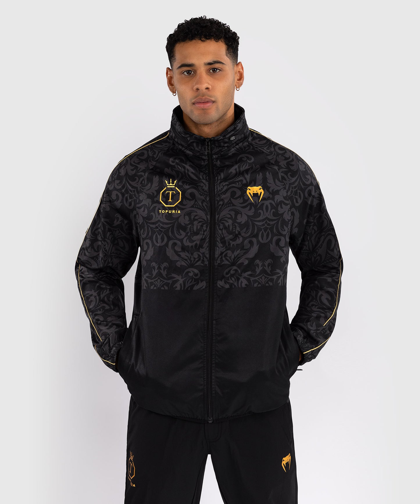 Veste de Survêtement Unmatched Edition Venum x Topuria - Noir/Doré - product-type_Vestes