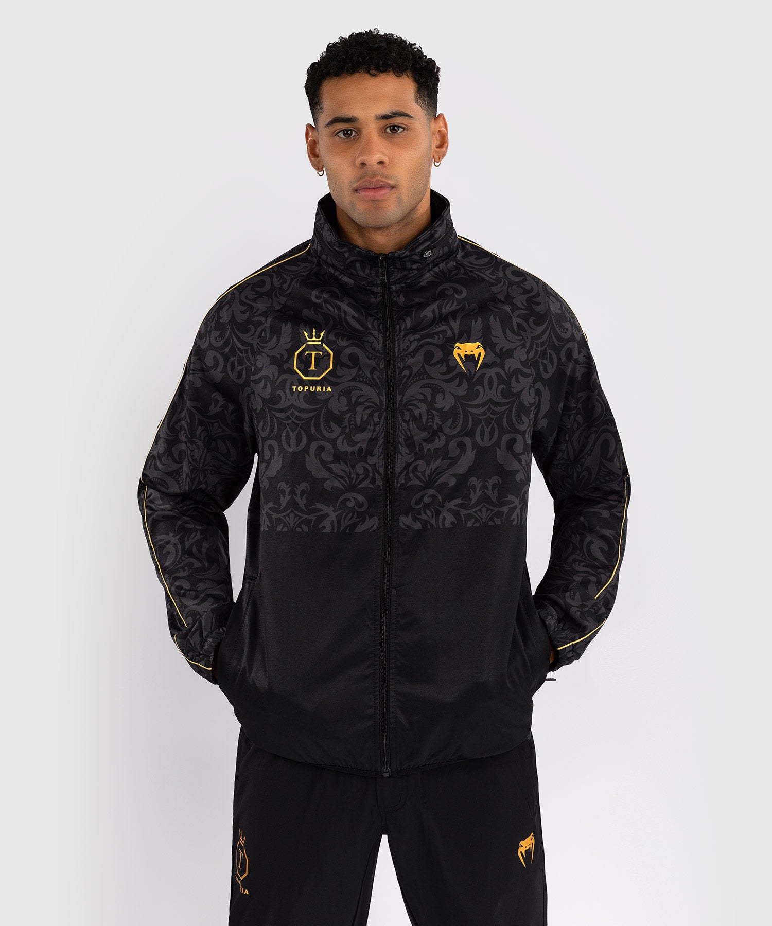 Veste de Survêtement Unmatched Edition Venum x Topuria - Noir/Doré - product-type_Vestes