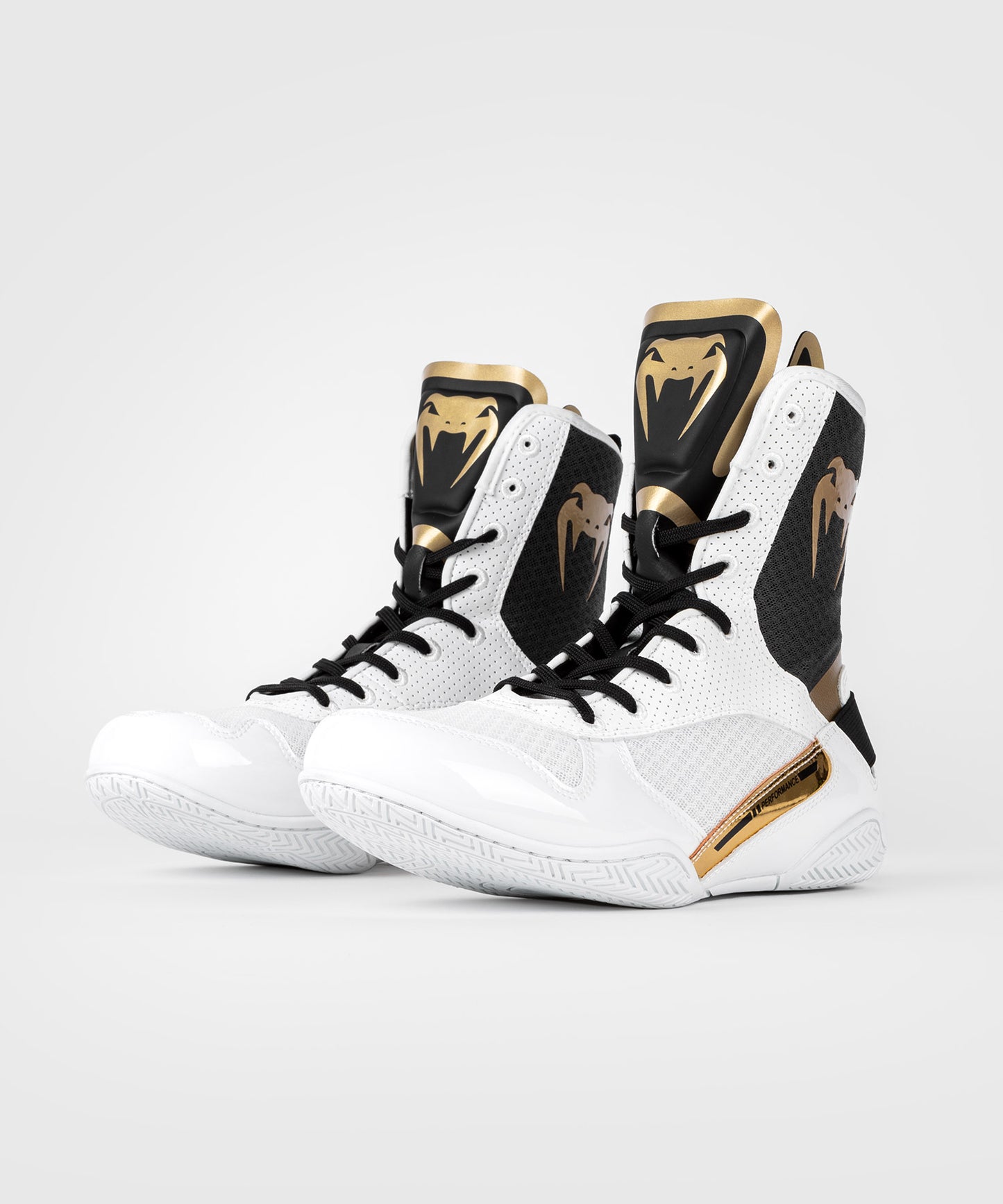 Chaussure de Boxe Venum Elite - Blanc/Noir/Or - product-type_Chaussures de boxe