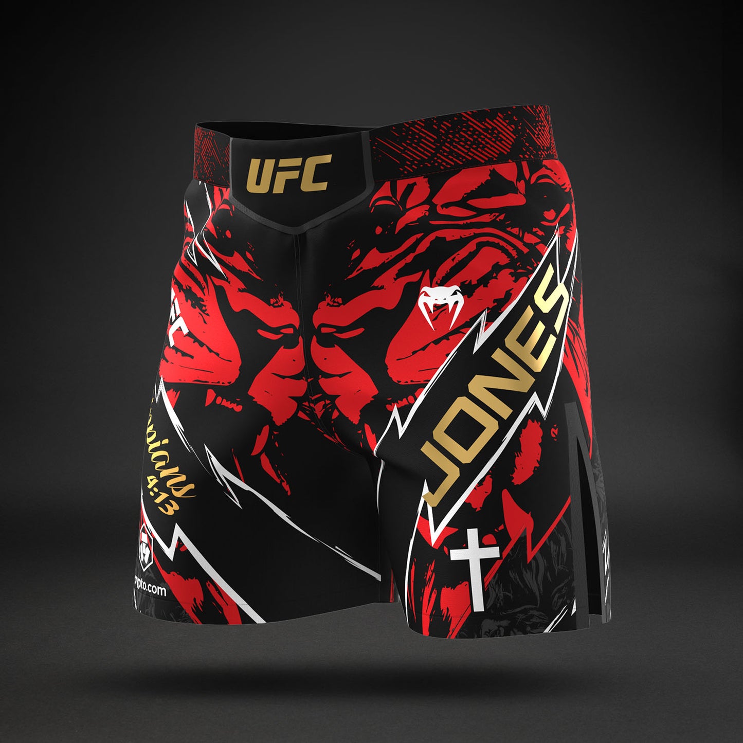 Short de combat pour Hommes UFC Unrivaled by Venum Jon Jones - Rouge - product-type_Shorts de MMA