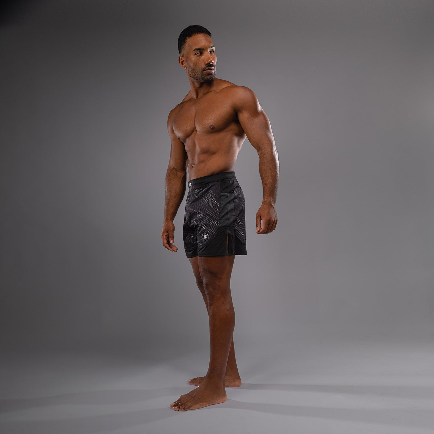 Short de Combat Venum Rapid Light - Noir/Gris Tempête - product-type_Shorts de MMA