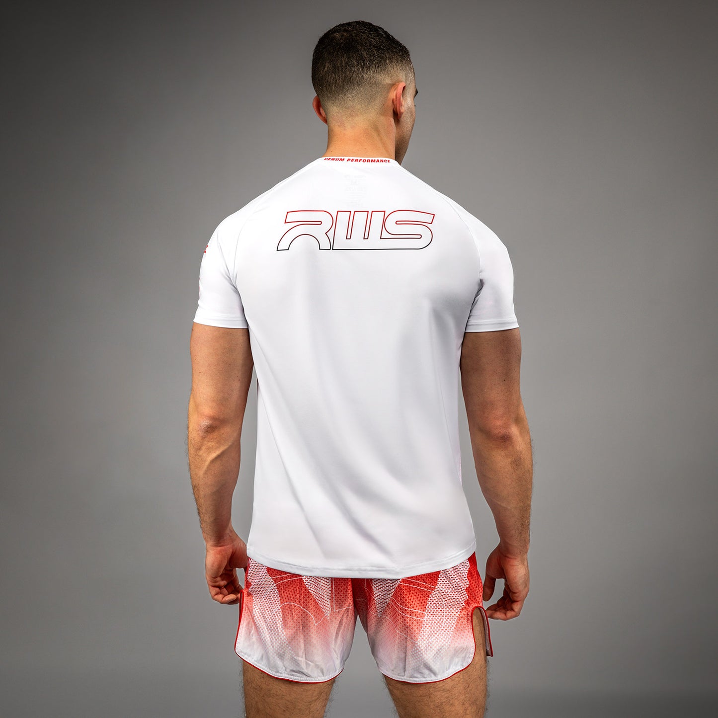 T-shirt Dry-Tech Homme Venum x RWS 2.0 – Blanc/Rouge - product-type_T-Shirts Dry Tech