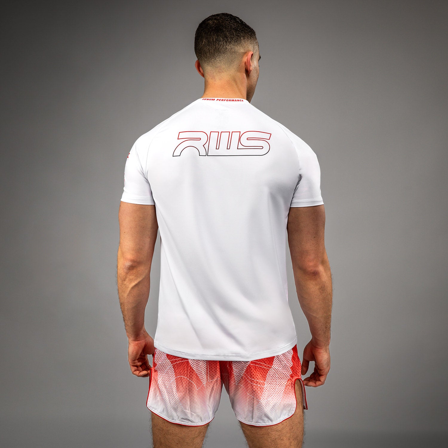 T-shirt Dry-Tech Homme Venum x RWS 2.0 – Blanc/Rouge - product-type_T-Shirts Dry Tech