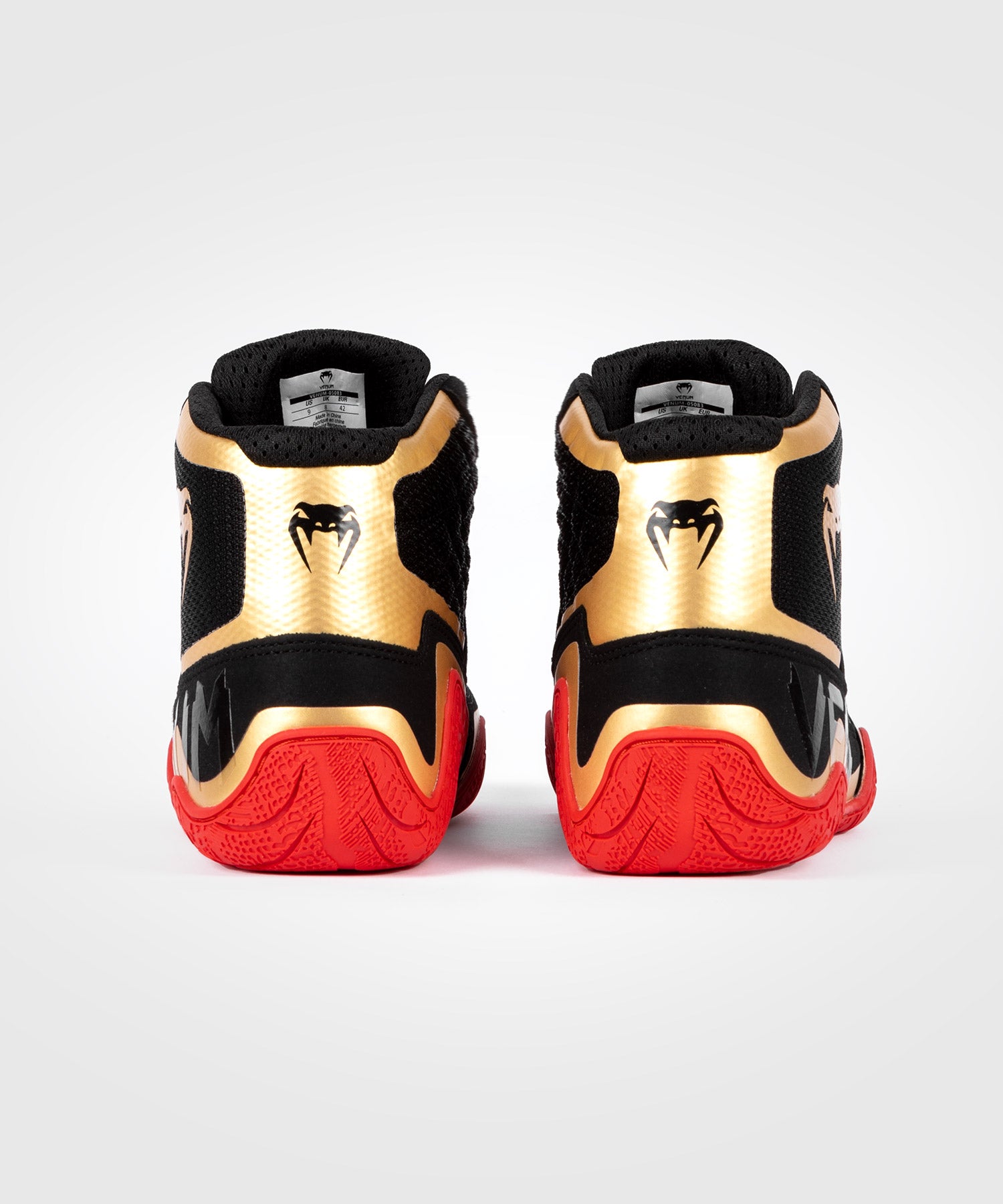 Chaussures de lutte Venum Elite - Noir/Or/Rouge - product-type_chaussures de lutte
