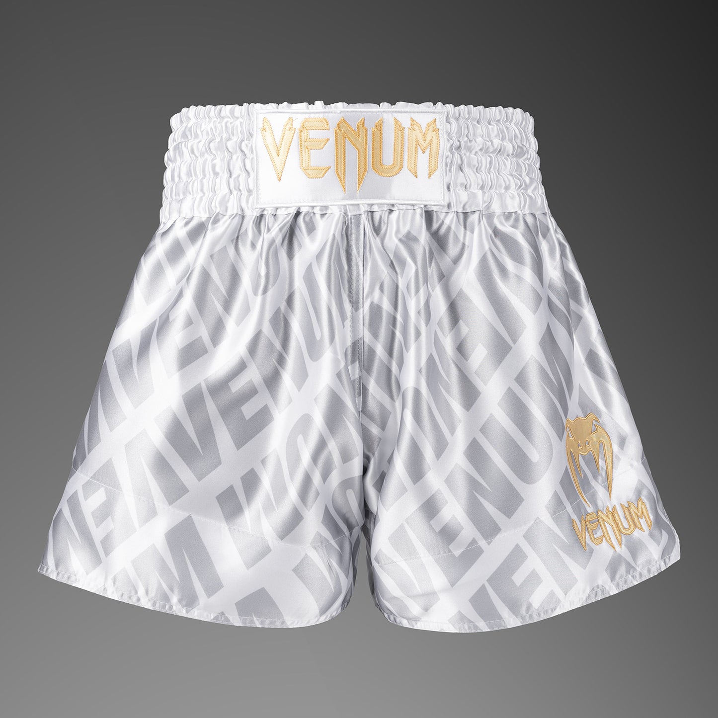 Short de Muay Thai Venum Contender XT – Blanc/Argent - product-type_Shorts de Muay Thai