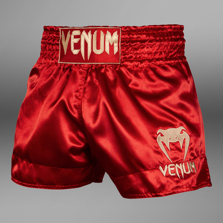 Short Boxe Thaï Venum Classic Or/Noir - Venum