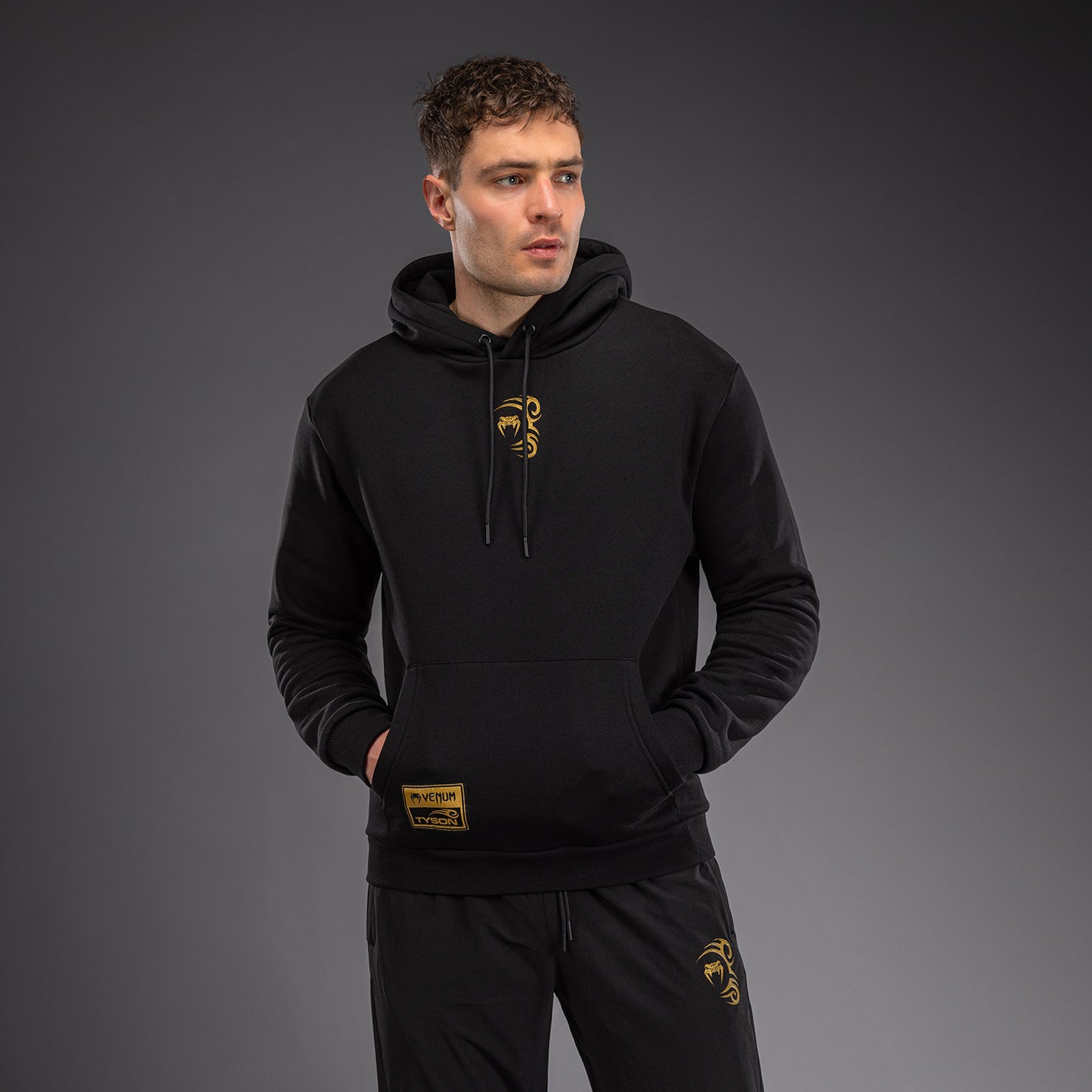 Sweat à capuche Venum x Mike Tyson Tiger - Noir/Or - product-type_Sweatshirts