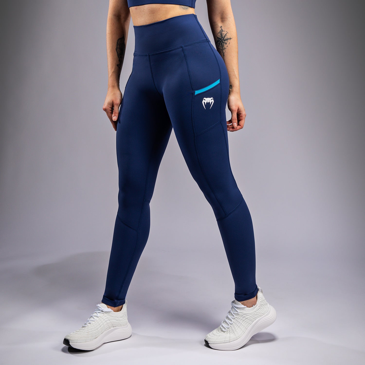 Legging Venum x Top Rank Original pour Femmes - Bleu Marine - product-type_Leggings