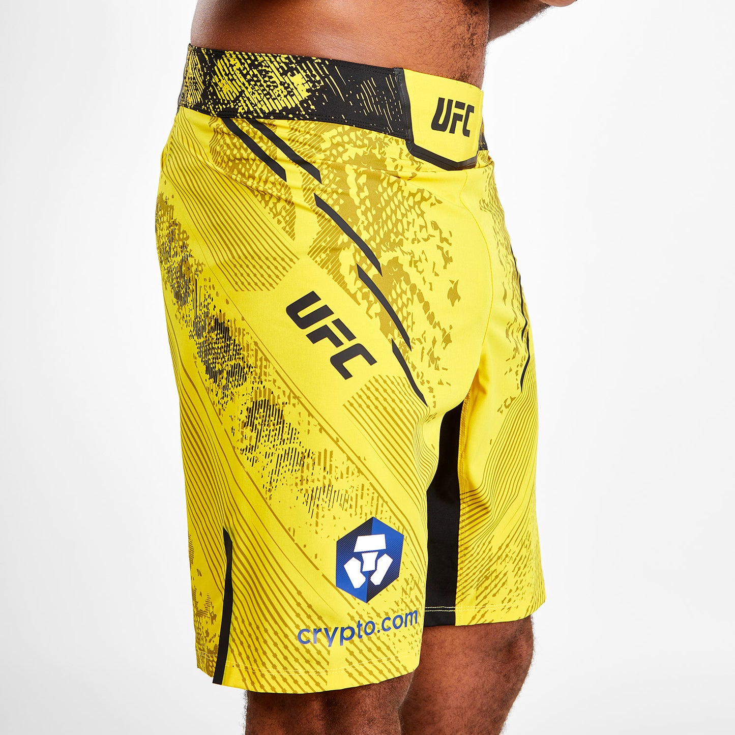 Short de combat personnalisé Coupe longue pour Hommes UFC Adrenaline by Venum Authentic Fight Night – Jaune - product-type_Shorts de MMA