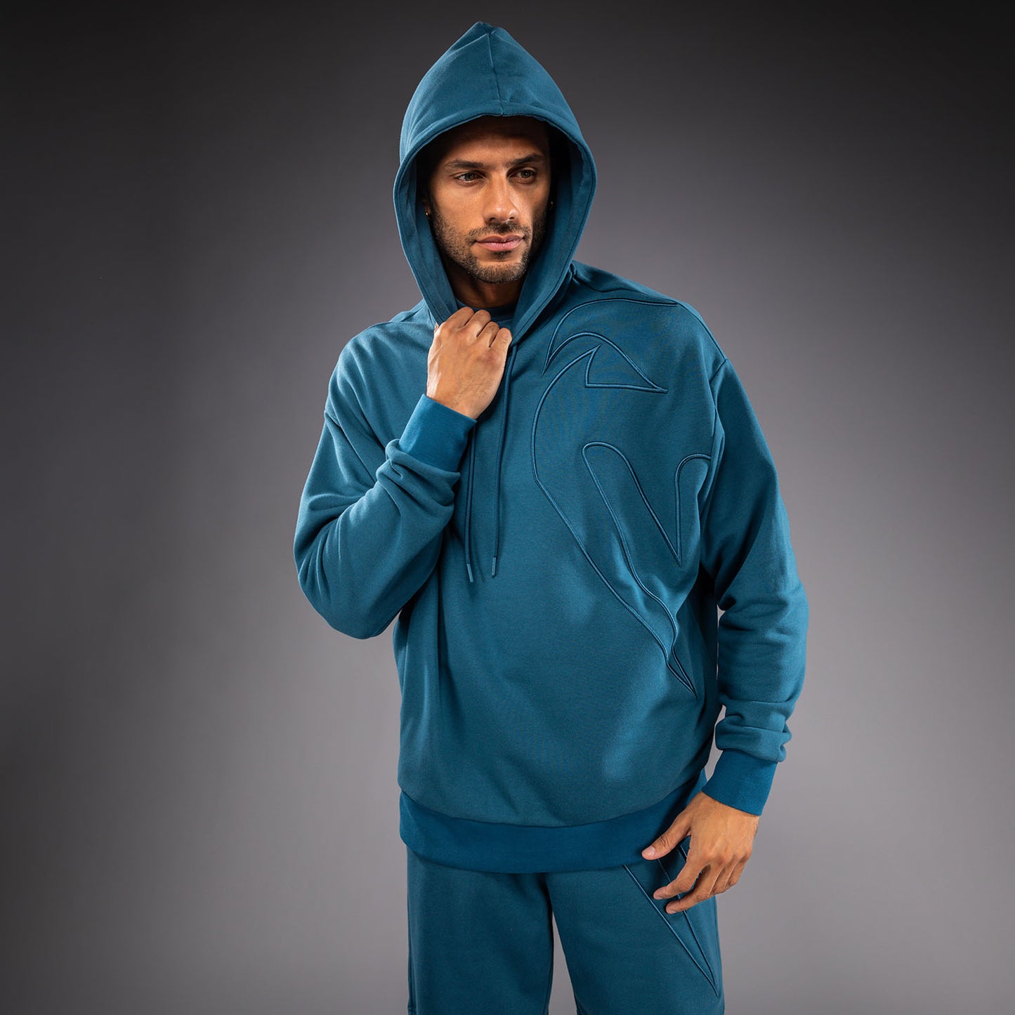 Sweat à Capuche Venum Giant 3D - Bleu Océan
