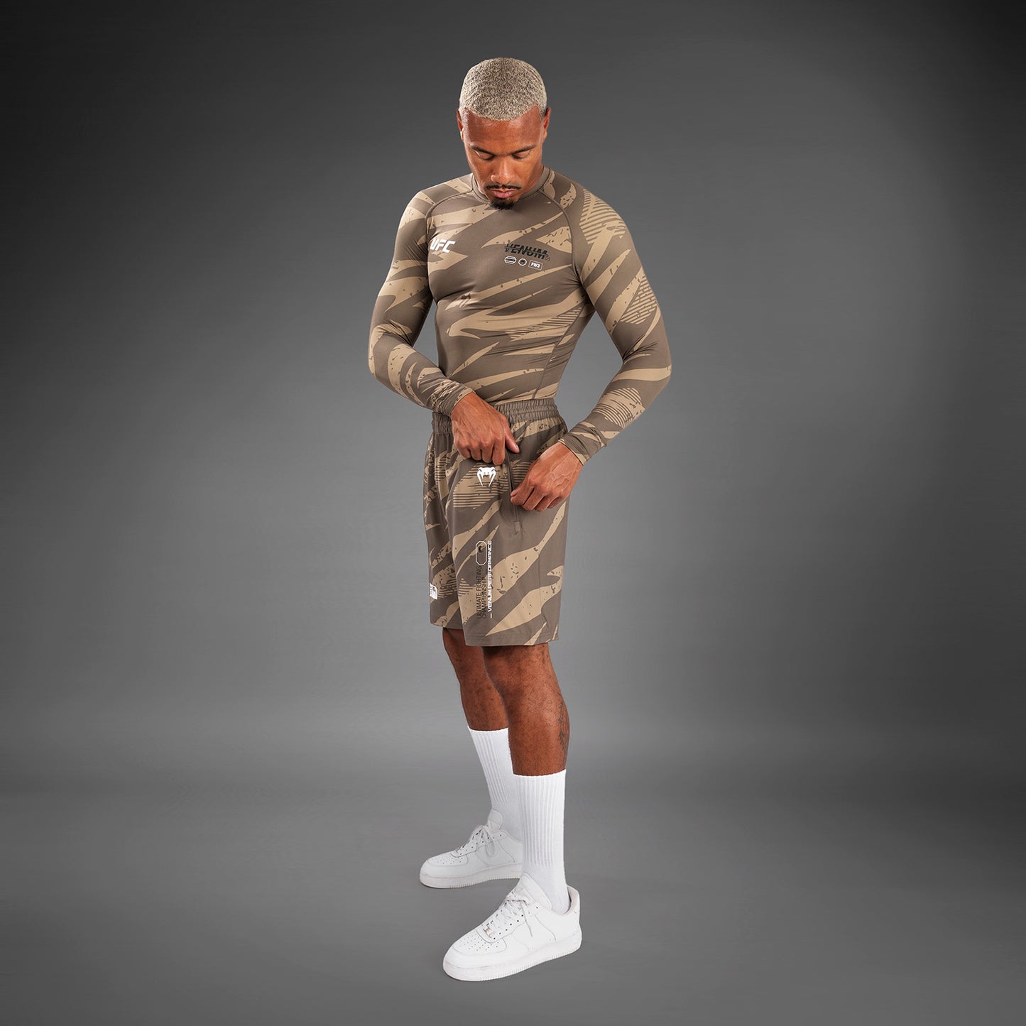 Short de Performance pour Hommes UFC Adrenaline by Venum Fight Week - Desert Camo - product-type_Shorts de training