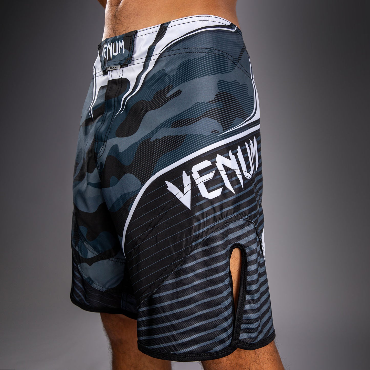 Short de Combat Venum Camo Hero - Bleu Marine Foncé/Bleu