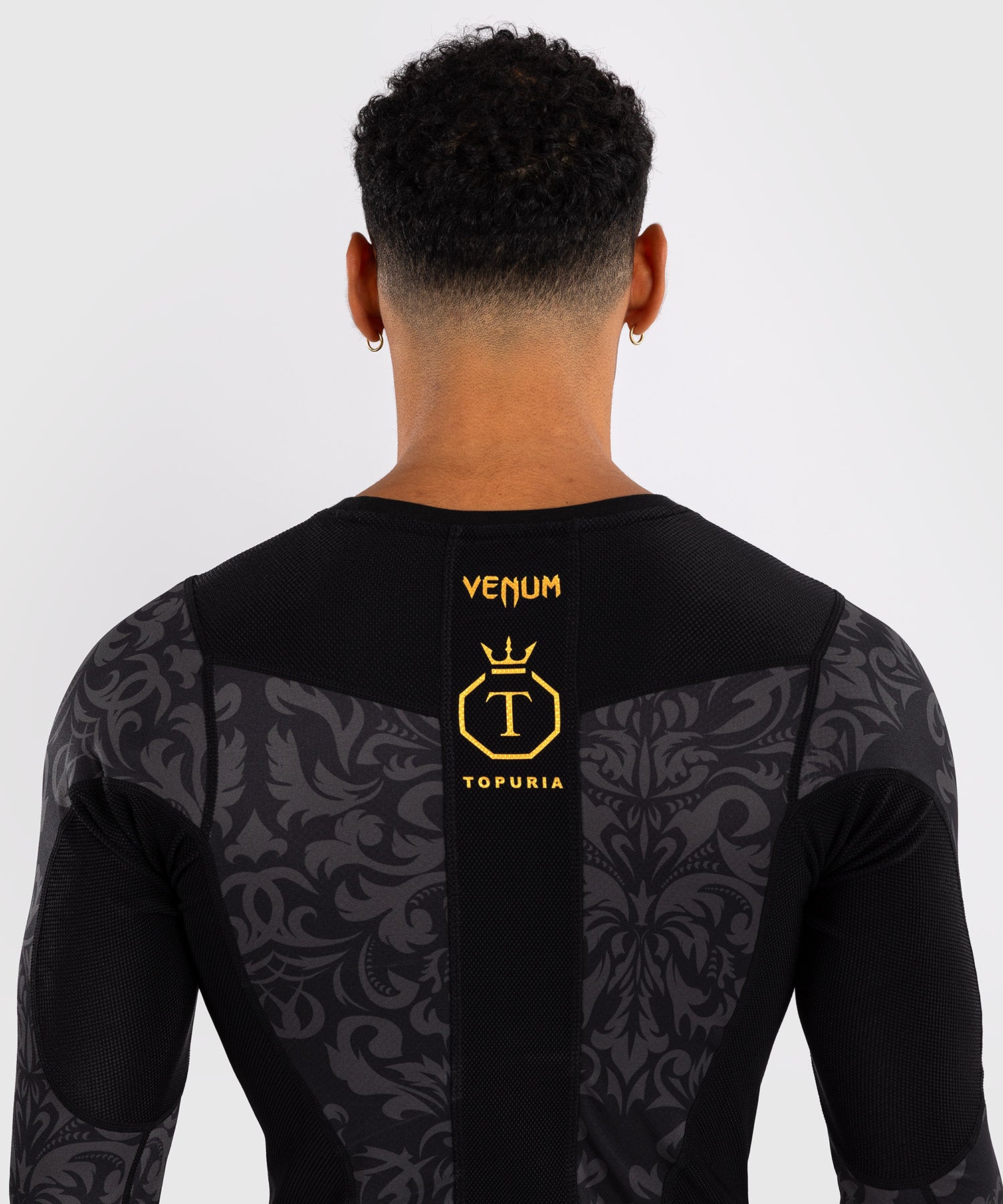 Rashguard à Manches Longues Venum x Topuria Unmatched Edition - Noir/Or - product-type_T-Shirts de Compression