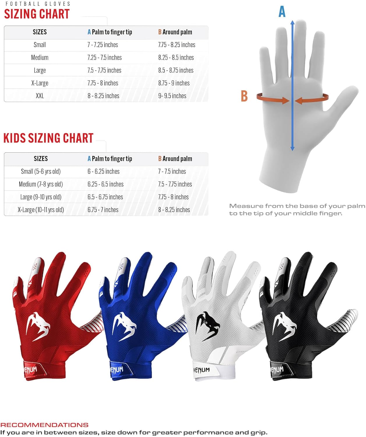 Gants de Football Venum Elite - Bleu Royal/Argent - product-type_Football Gloves