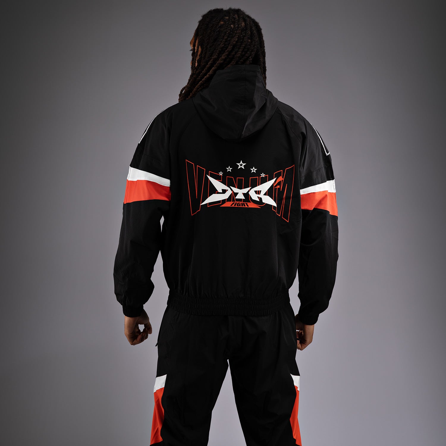 Veste de survêtement Venum x DTR Fight Attack 90 - Noir/Orange - product-type_Vestes