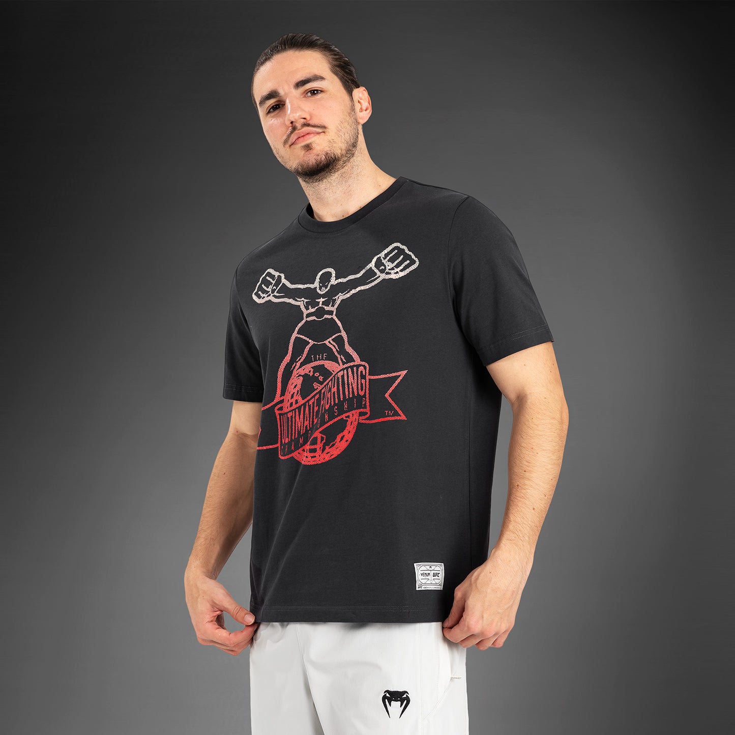 T-Shirt UFC by Venum Ulti-Man - Gris/Rouge - product-type_T-Shirts