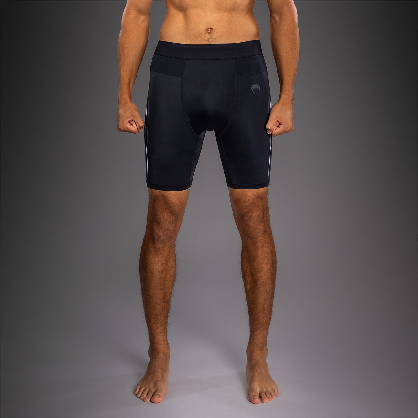 Short de Compression Venum G-Core - Bleu Marine/Blanc