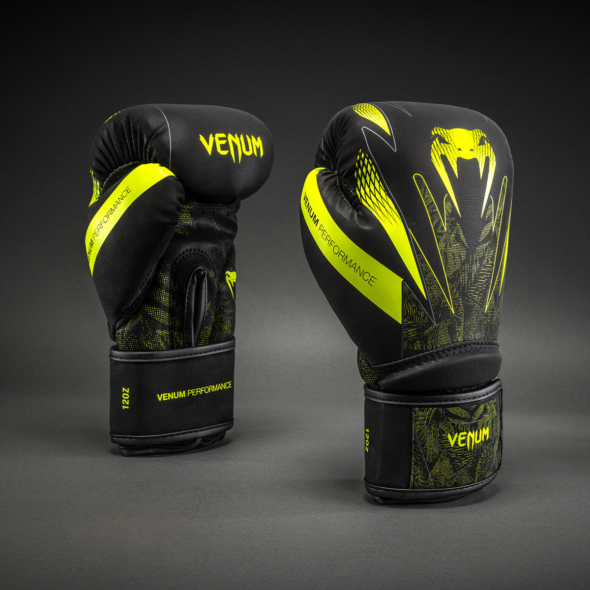 Gants de boxe Impact Venum Amazonia Reborn - Noir/Vert