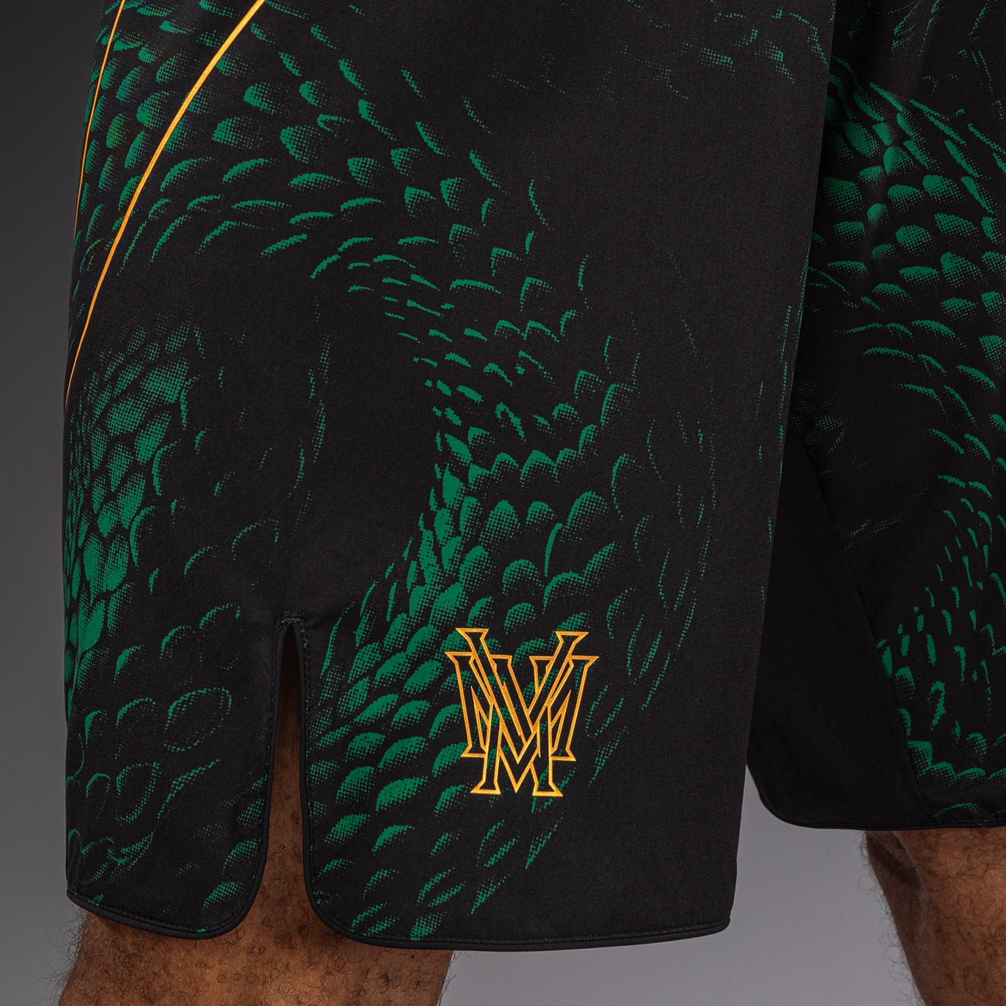 Short de Combat Venum Matupa - Noir/Vert/Or - product-type_Shorts de MMA