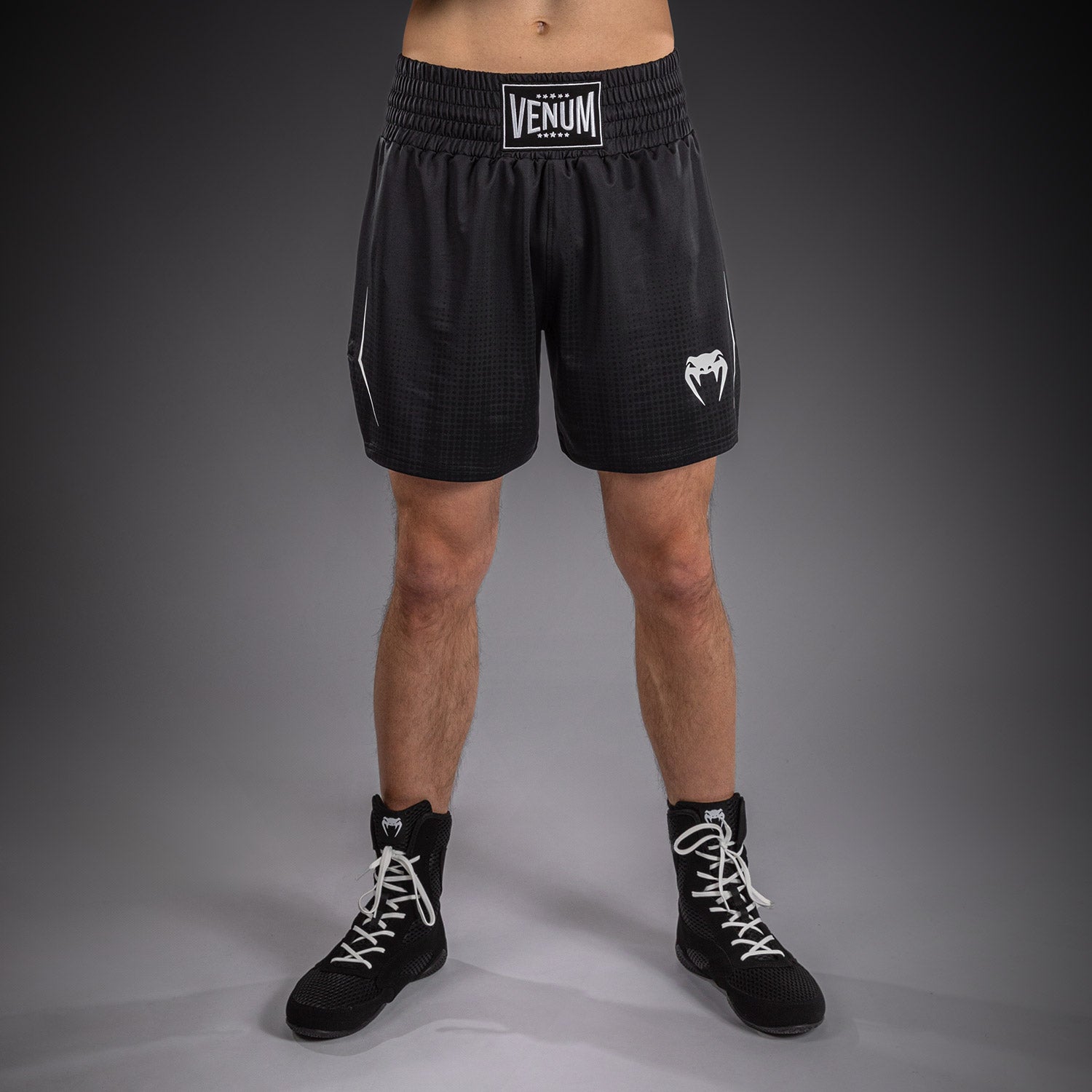 Short de Boxe Venum Stealth – Noir/Blanc - product-type_Shorts de boxe