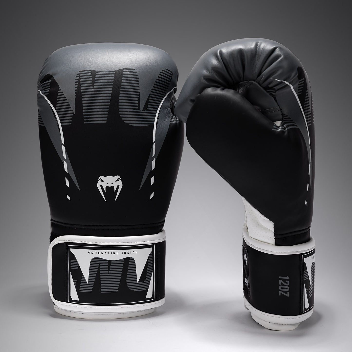 Gants de Boxe Venum Adrenaline – Noir/Gris Argenté - product-type_Gants de boxe