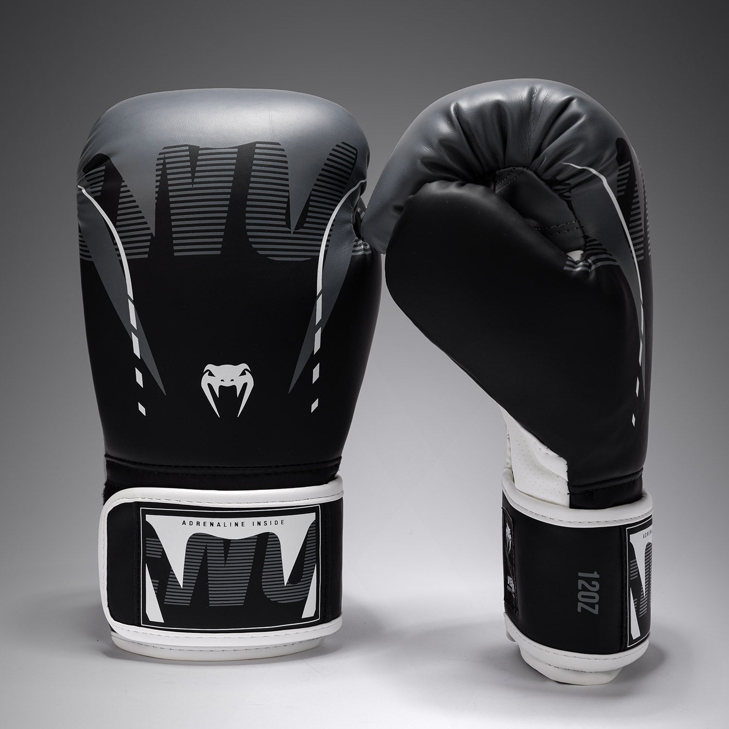 Gants de Boxe Venum Adrenaline – Noir/Gris Argenté - product-type_Gants de boxe