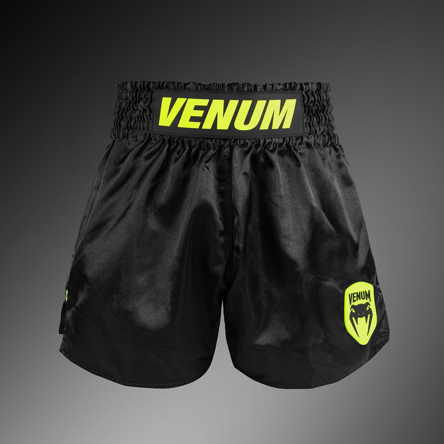 Short de Muay Thai Venum Classic Evo - Noir/Jaune Néon