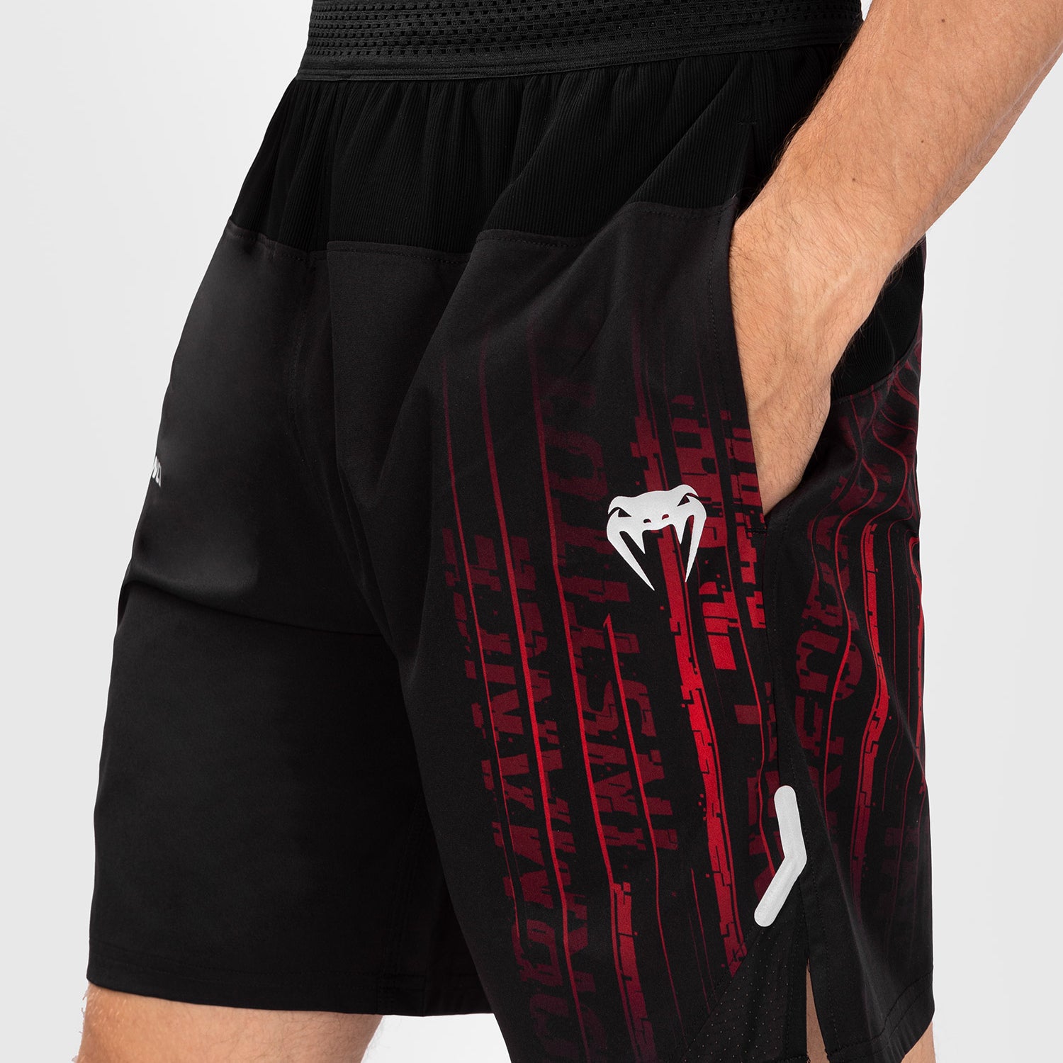 Short de performance pour hommes UFC Venum Performance Institute 2.0 - Noir/Rouge - product-type_Shorts de training