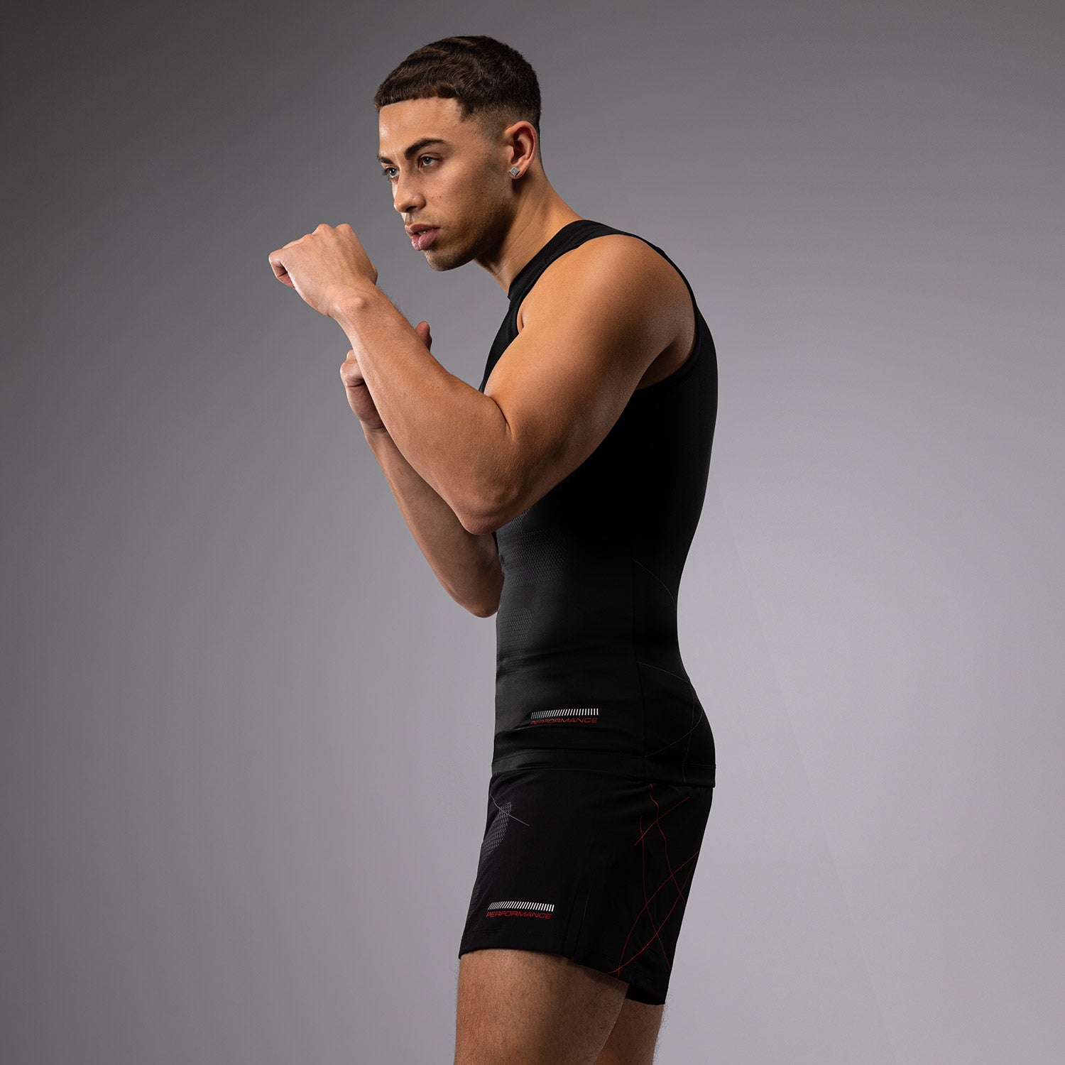 Rashguard Sans Manches Venum Tactical XT- Noir/Rouge Feu - product-type_T-Shirts de Compression