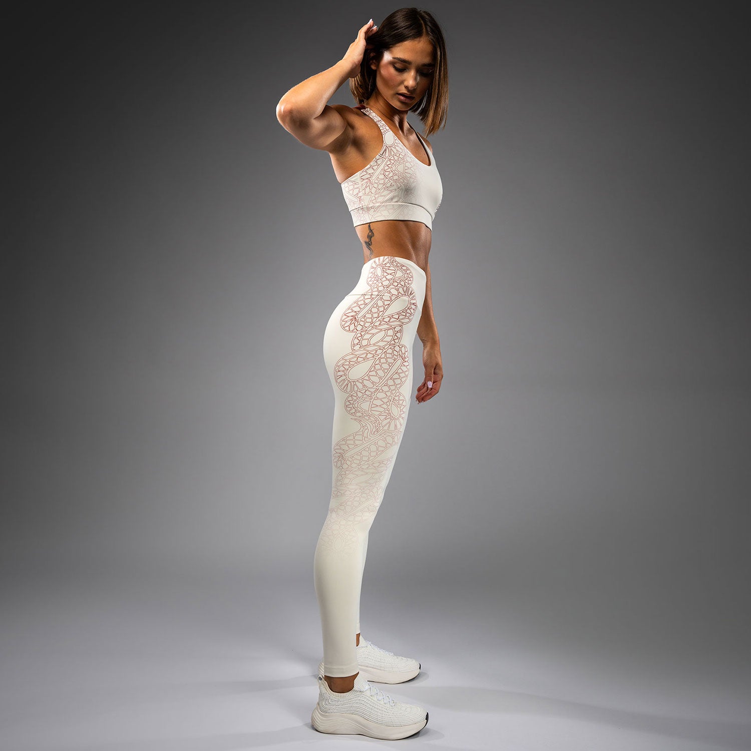 Legging Venum Serpenti – Ivoire/Bordeaux - product-type_Leggings