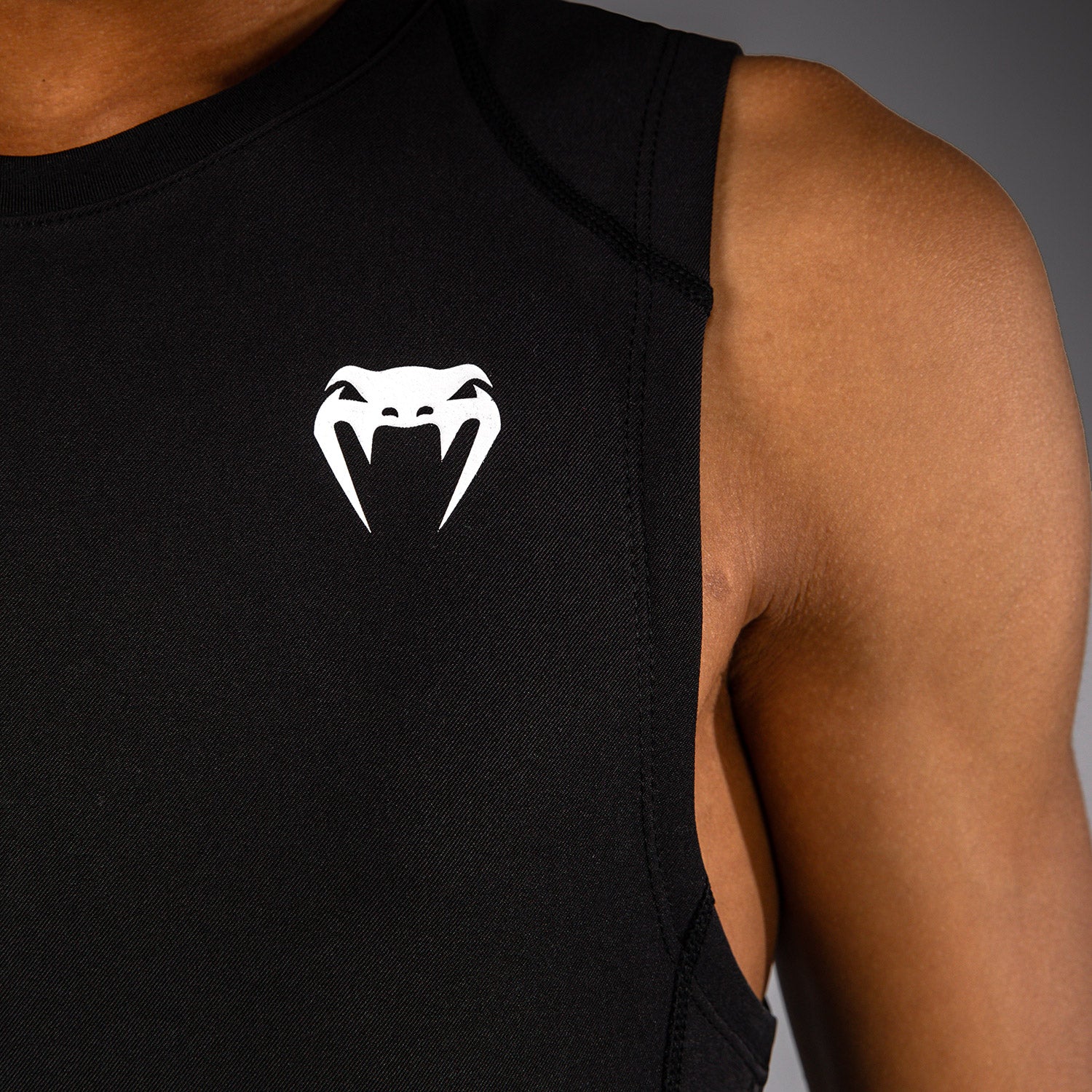 Haut de Compression sans manches pour Enfants Venum Elite Football - Noir - product-type_T-Shirts Dry Tech