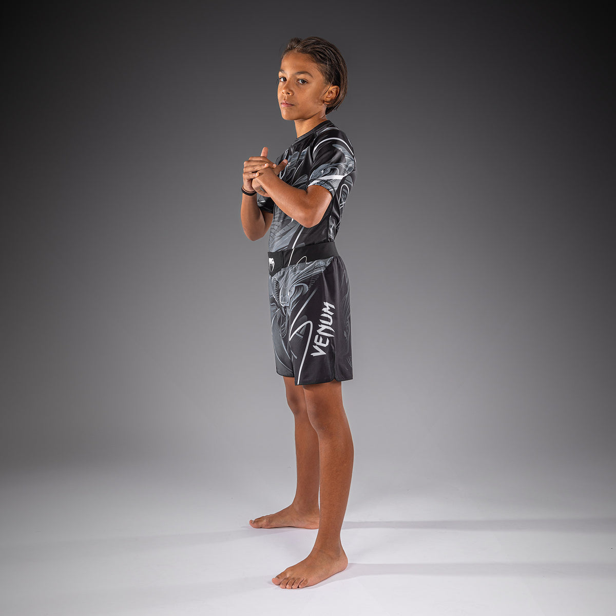 Short de Combat Pour Enfant Venum Crimson Viper 2.0 - Noir/Gris