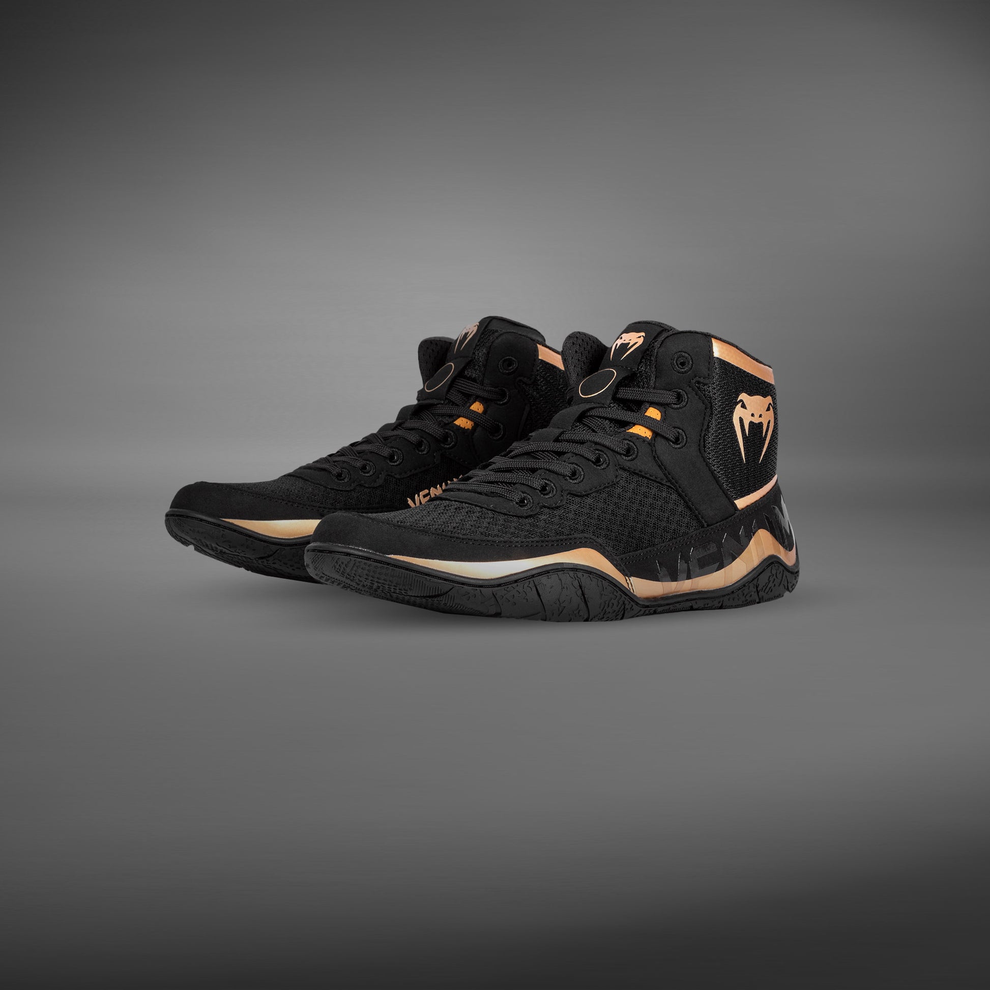 Chaussures de lutte Venum Elite - Noir/Bronze - product-type_chaussures de lutte