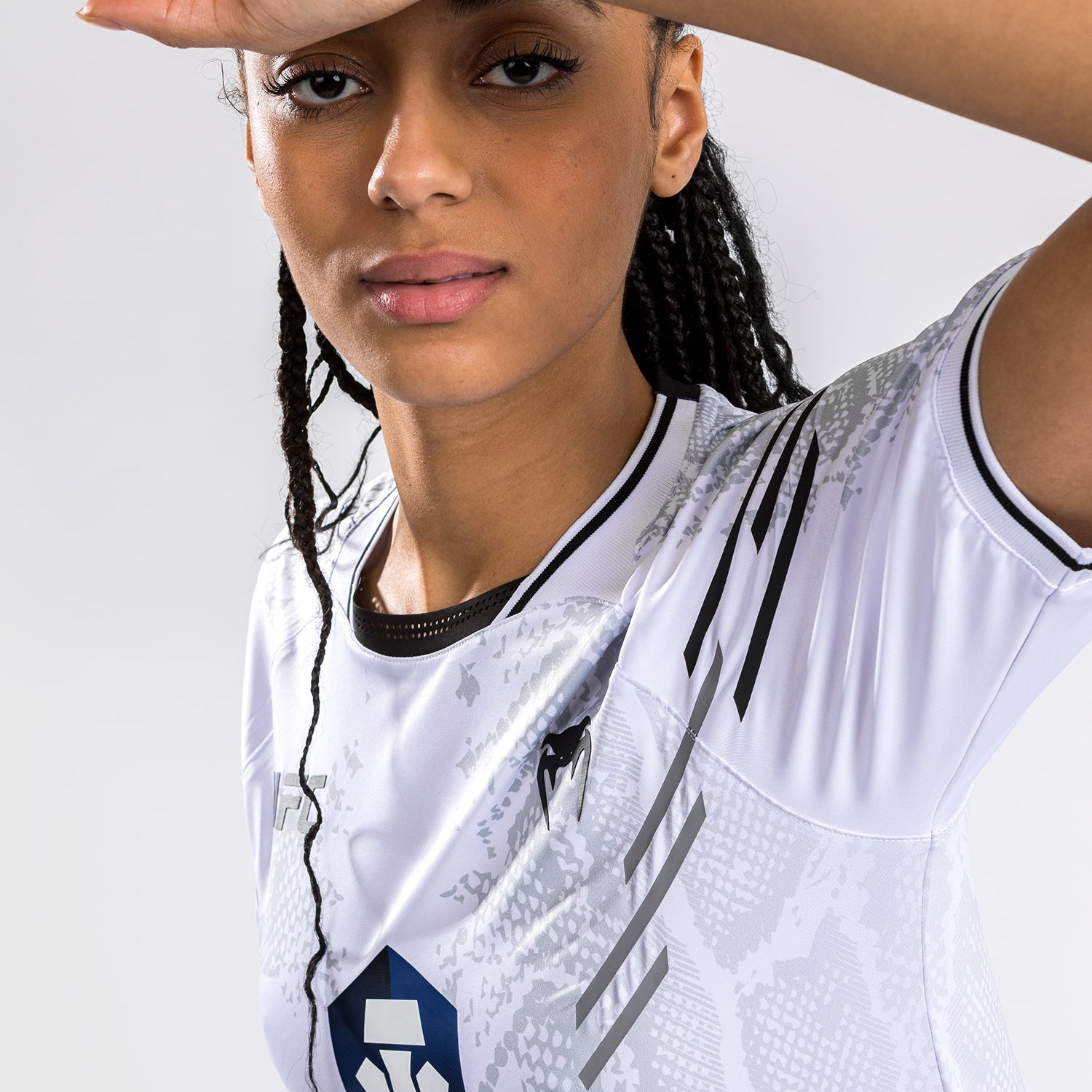 T-shirt Technique pour Femmes UFC Adrenaline by Venum Authentic Fight Night - Blanc - product-type_T-Shirts Dry Tech