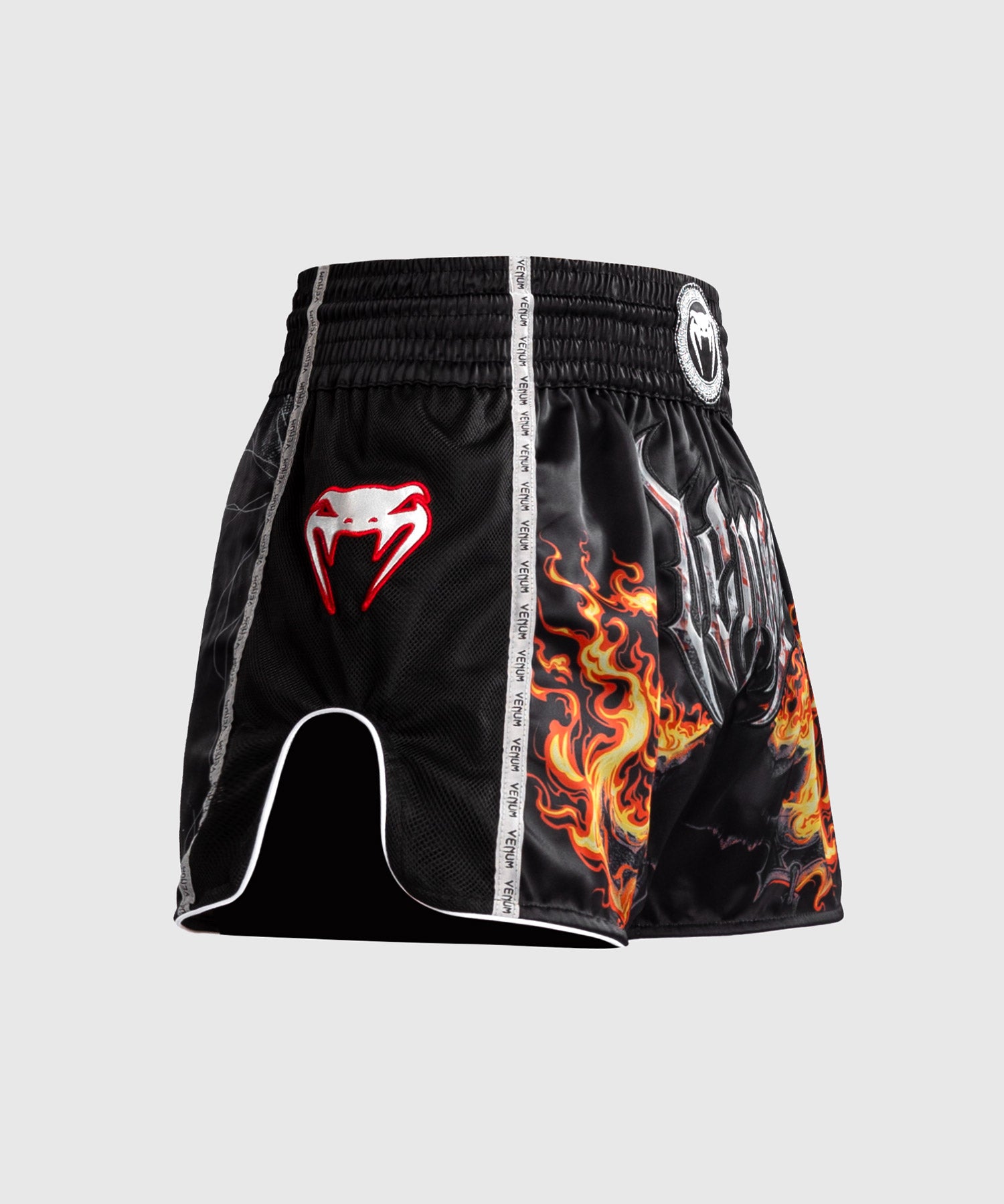 Shorts de Muay Thai Venum Gladiator 5.0 - Noir/Orange Néon - product-type_Shorts de Muay Thai