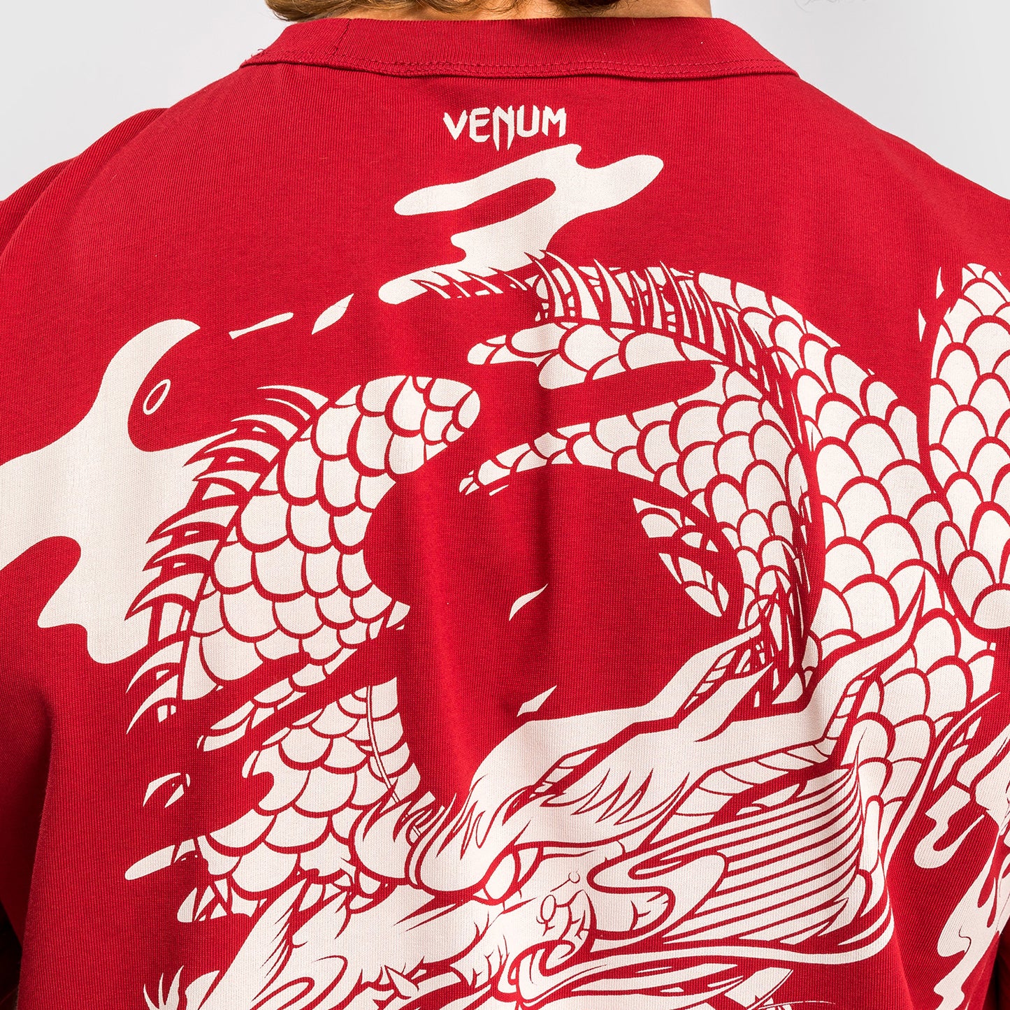 T-shirt Venum Dragon’s Flight - Rouge Cerise/Blanc crème - product-type_T-Shirts
